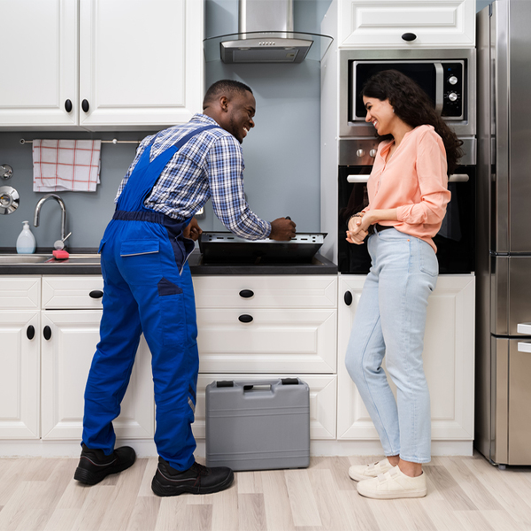 can you provide an estimate for cooktop repair before beginning any work in South Strafford